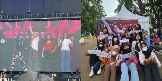 Momen-Momen Soundcheck BLACKPINK di GBK, Lisa Kasih Love Sign Bikin BLINK Histeris