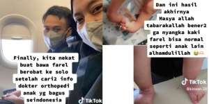 Masya Allah! Perjuangan Orangtua Demi Kaki Anaknya Normal, Bikin Warganet Mewek