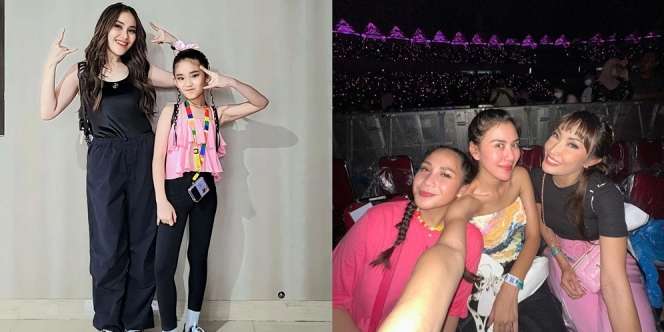 25 Gaya Artis Nonton Konser BLACKPINK, Nia Ramadhani & Ayu Ting Ting Dandan Bak Idol Korea!