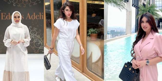 5 Gaya Selebritis Kondangan ke Pernikahan Shinta Bachir, Ussy Sulistiawaty Cantik Banget Bak Gadis