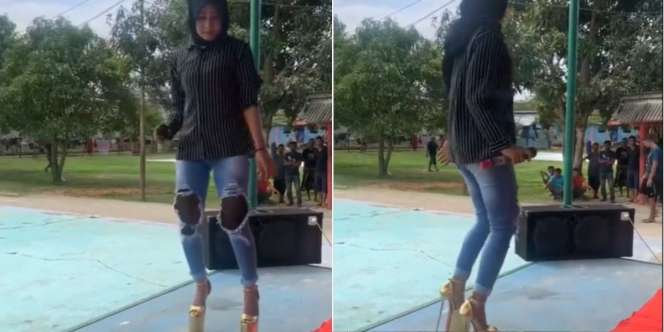 Outfit Cewek Berhijab Ini Tuai Hujatan, Jeans Robek-Robek dan High Heels Setinggi Cita-Cita