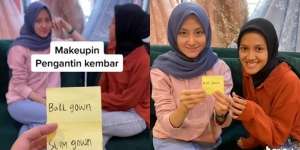 MUA Ini Pamer Skill Makeup Pengantin Kembar, Hasilnya Bak Barbie, Auto Bikin Pangling!