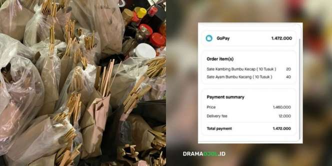Minta Tolong Adik Beli Sate 60 Tusuk yang Dipesan Malah 60 Porsi, Terpaksa Duit Rp1,4 Juta Melayang