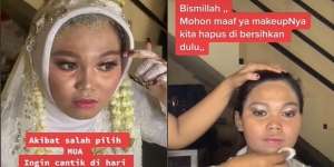 Akibat Salah Pilih MUA, Hasil Makeup Pengantin Ini Malah Bikin Nyesek, Auto Cari Pengganti, Ternyata Endingnya….