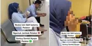 Viral Istri Sah Ciduk Suami dan Pelakor, Bukannya Marah Justru Lakukan Ini