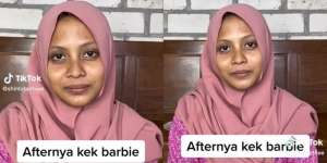 Potret Transformasi Sebelum dan Sesudah Dirias, Hasilnya Beda Banget, Bak Barbie Hidup!