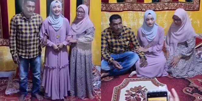 Wanita Ini Nangis Terisak-isak Akhirnya Bisa Foto Bareng Orangtuanya yang Sudah Bercerai Sejak Dirinya Balita, Kisahnya Bikin Mewek