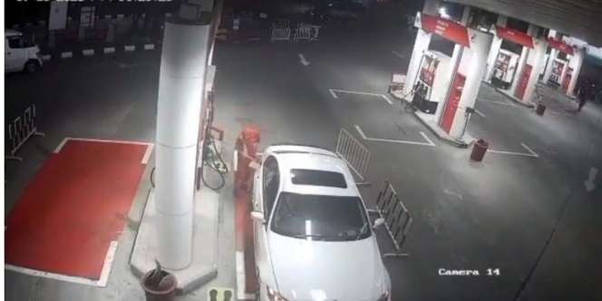 Viral Video Sopir BMW Putih Kabur Usai Isi BBM, Dikaitkan dengan Mario Dandy