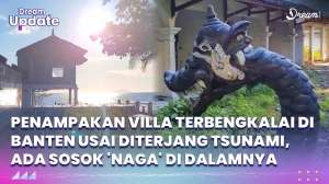 Penampakan Vila Angker Bekas Tsunami Banten