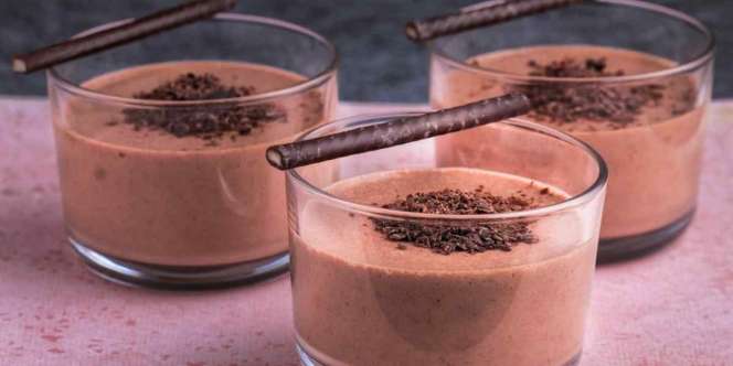 Buat Puding Cokelat ala Cafe, Hanya Pakai 3 Bahan 