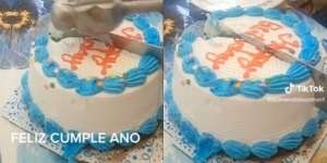Kue Tart Sekeras Batu, Ngirisnya Sampai Harus Dipalu