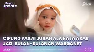 Cipung Pakai Jubah ala Raja Arab Jadi Bulan-Bulanan Warganet