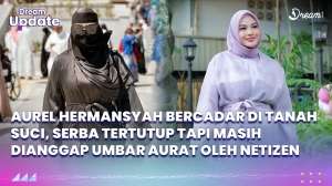 Aurel Hermansyah Tampil Bercadar di Tanah Suci, Tapi Busananya Malah Tuai Cibiran