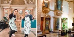 Potret Teras Rumah Mewah Rp32 Miliar Muzdalifah Diubah jadi Warung Makan