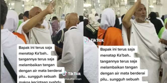 Momen Jemaah Umroh Tak Berhenti Nangis Lambaikan Tangan ke Arah Kabah, Perpisahan Menyayat Hati