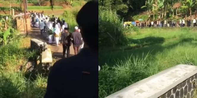 Merinding! Pemakaman Gadis 18 Tahun Ini Diantar Lautan Pelayat, Bumi Bak Menangisi Kepergiannya