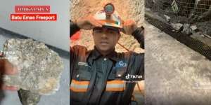 Penampakan Sampah Batu Emas di Freeport, Fakta di Baliknya Ternyata Mencengangkan