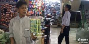 Pakai Kemeja Rapi Dikira PNS Ternyata Penjual Permen, Cara Promosinya Bikin Seisi Pasar Ngakak Bersama