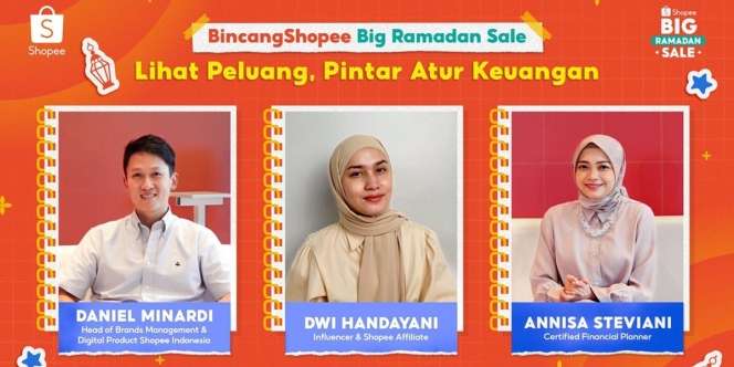 Sangat Bermanfaat! BincangShopee Big Ramadan Sale Bagikan Tips Alokasi Keuangan saat Ramadan 
