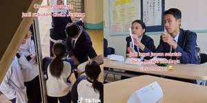 Viral Siswa Cianjur Jadi Rebutan Siswi Jepang, Warganet: Kita Cuma Salah Negara