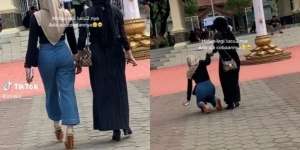 Jatuh Saat Pakai Sepatu Hak 'Setinggi Harapan', Sakit Gak Seberapa Tapi Malunya Luar Biasa
