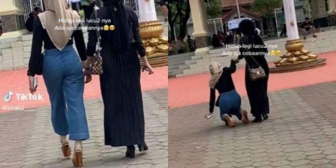 Jatuh Saat Pakai Sepatu Hak 'Setinggi Harapan', Sakit Gak Seberapa Tapi Malunya Luar Biasa