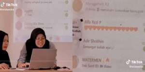 Video Kelakuan Iseng Teman Sekelas Kirim Chat Pas Presentasi, Sudah Ditonton 2,9 Juta Kali, Isi Pesannya Bikin Si Cewek Malu Seumur Hidup