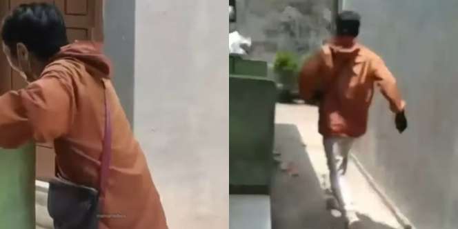 Pergoki Maling di Siang Bolong, Reaksi Santai Emak-Emak Jadi Sorotan
