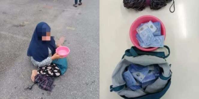 Bikin Geger! Wanita Asing Mengemis Setelah Diselidiki Penghasilannya Bikin Melongo