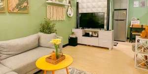 Perpaduan Interior Warna Pastel, Ruangan Jadi Tampak Segar