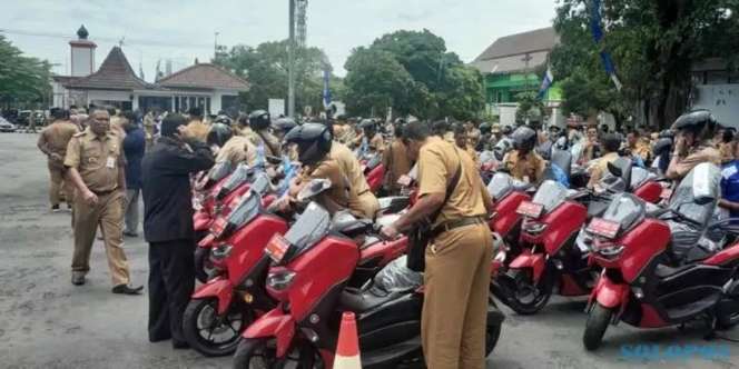 Bupati Wonogiri Beri 294 Motor N Max ke Kades dan Lurah, Habiskan Anggaran Rp9,4 Miliar
