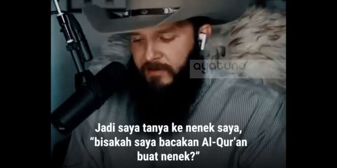 Tuntun Nenek Ucap Syahadat Sebelum Meninggal, Pria Mualaf Mimpikan Mendiang Ikut Sholat Berjemaah