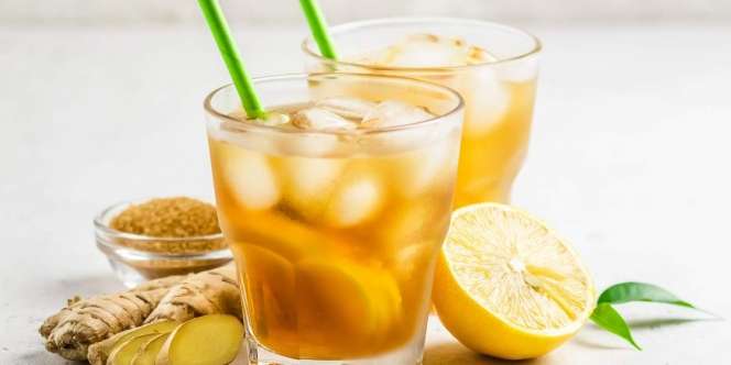Es Teh Rimpang Level Up, Minuman Sehat Saat Cuaca Panas