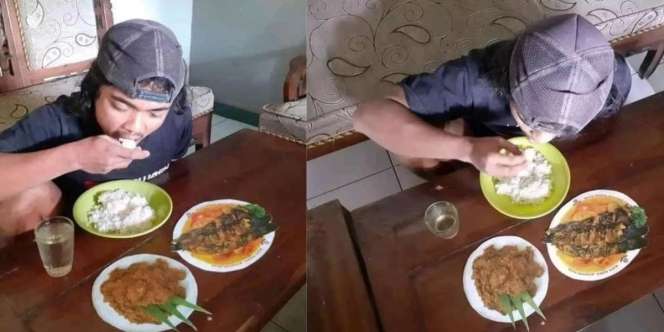 Asyik Menyantap Menu Buka Puasa Pecel Lele dan Balado, Endingnya Malah Bikin Netizen Geram Tapi Ngakak