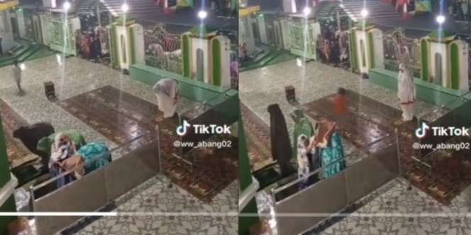 Video Gadis Cilik Lindungi Ibunda dari Hujan Saat Sholat Bikin Hati Meleleh