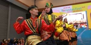 FOTO: Kompetisi Tari Saman di Dream Day Ramadan Fest 2023 Sedot Perhatian Pengunjung