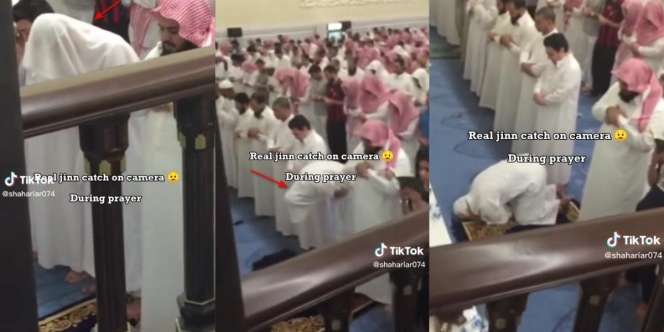 Momen Makmum Diduga Kerasukan Jin Saat Sholat, Tidak Kuat Dengar Bacaan Imam hingga Kepanasan Sampai Tersungkur Sambil Tutup Telinga