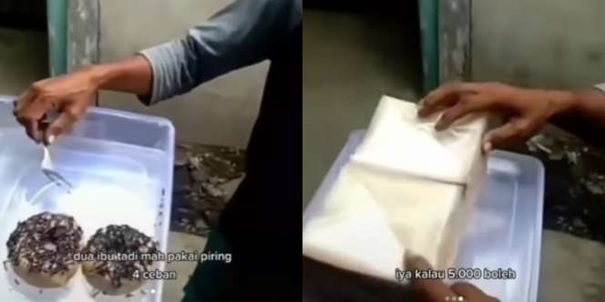 Pedagang Donat Pinter Ngomong, Nawarin Roti Pakai Cara Unik Bikin Pembeli Terpingkal