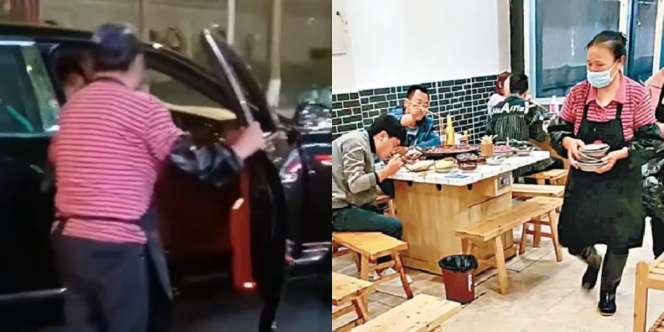 Viral Buruh Cuci Piring di Rumah Makan Diantar-Jemput Pakai Mobil Bentley, Ternyata Sultan yang Bosan Kaya