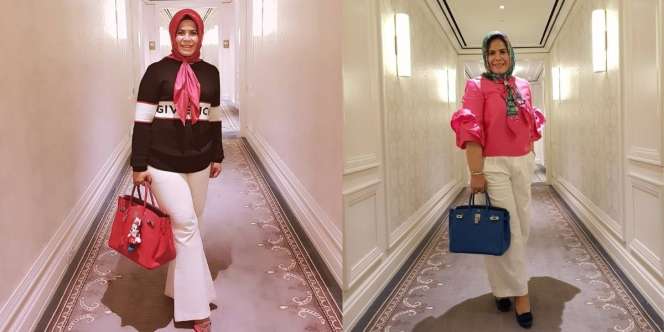Beda Penampilan Istri Sekda Riau Saat Diperiksa KPK dan Ketika Plesir, Bak Bumi dan Langit