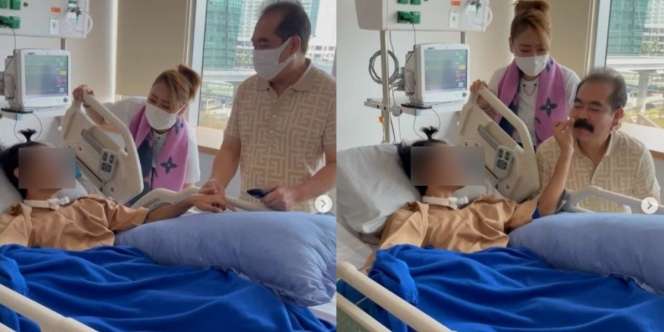 Momen Langka David Ozora Sentuh Kumis Mas Adam, Senyumannya Bikin Warganet Terharu