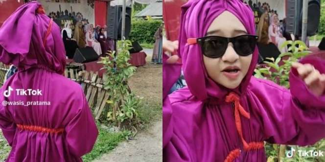 Anti Mainstream! Ide Gaun Unik 'Pocong Ungu' Cocok untuk Datang ke Nikahan Mantan