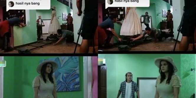 Ngakak! Ternyata Begini di Balik Layar Adegan Hantu Melayang dalam Sinetron