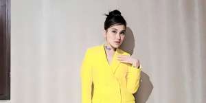 Penampilan Ayu Ting Ting Pakai Hanbok, Cantiknya No Debat!