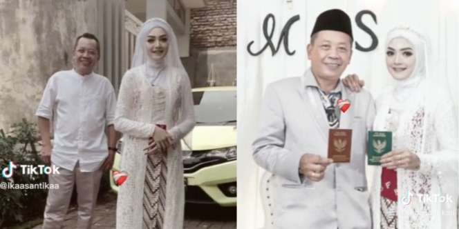 Viral Pernikahan Pasangan Beda Usia 29 Tahun di Sidoarjo, Wanitanya Dikira Istri Muda