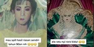 MUA Ini Bagikan Hasil Makeup Pengantin di Era 90-an, Ternyata Beda Banget, Netizen: `Bukannya Kagum Malah Takut`