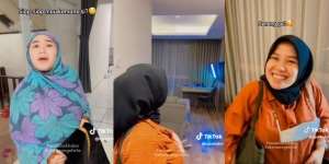 Reaksi Kocak Plus Haru Saat Istri Diajak Suami Staycation Dadakan yang Penuh Kejutan