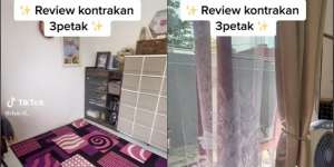 Potret Rumah Kontrakan Hanya 3 Petak, Terlihat Kecil Tapi Isi Dalamnya Super Lengkap!