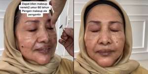Potret Nenek 60 Tahun Dirias Ala Makeup Pengantin, Awalnya MUA Bingung Pasang Softlens, Endingnya Malah Kayak Gini…