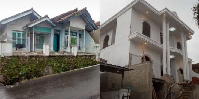 Video Transformasi Rumah Tua Dimakeover Jadi Gedongan, Glow Up Bukan Main, Ditonton 15 Juta Kali